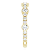 14K Yellow 3/4 CTW Natural Diamond Anniversary Band