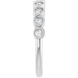 14K White 1/4 CTW Natural Diamond Anniversary Band