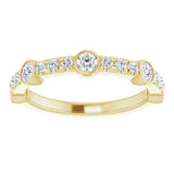 14K Yellow 3/4 CTW Natural Diamond Anniversary Band