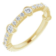 14K Yellow 3/4 CTW Natural Diamond Anniversary Band