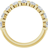 14K Yellow Gold 3/4 CTW Lab-Grown Diamond Anniversary Band