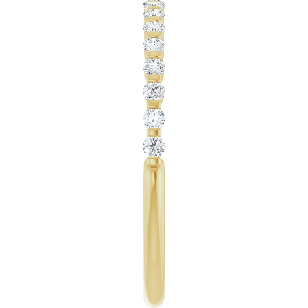 14K Yellow Gold 1/4 CTW Lab-Grown Diamond Anniversary Band