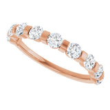 14K Rose Gold 3/4 CTW Natural Diamond Anniversary Band