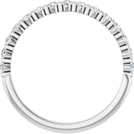 14K White Gold 1/4 CTW Natural Diamond Anniversary Band