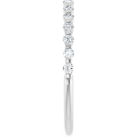 14K White Gold 1/4 CTW Natural Diamond Anniversary Band
