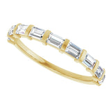 14K Yellow 5/8 CTW Natural Diamond Anniversary Band
