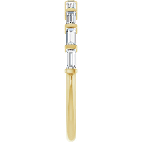 14K Yellow Gold 1/3 CTW Lab-Grown Diamond Anniversary Band