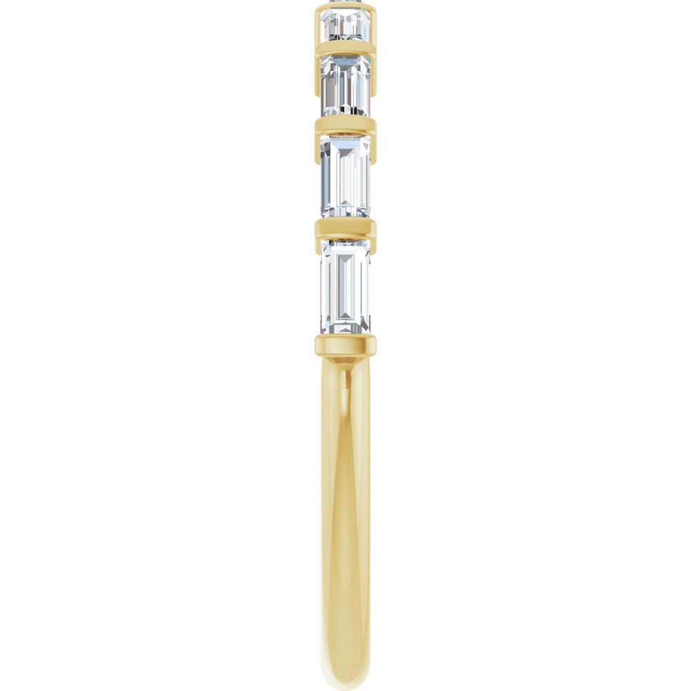 14K Yellow Gold 1/3 CTW Natual Diamond Anniversary Band