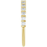 14K Yellow 1/2 CTW Natural Diamond Anniversary Band