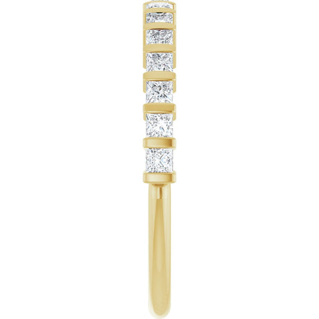 14K Yellow Gold 1/2 CTW Natural Diamond Anniversary Band