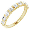 14K Yellow Gold 9/10 CTW Natural Diamond Anniversary Band