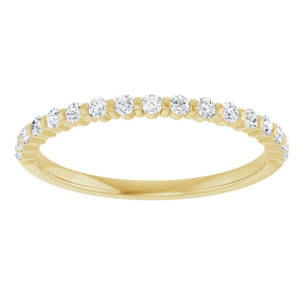 14K Yellow Gold 1/4 CTW Lab-Grown Diamond Anniversary Band