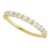 14K Yellow 1/2 CTW Natural Diamond Anniversary Band