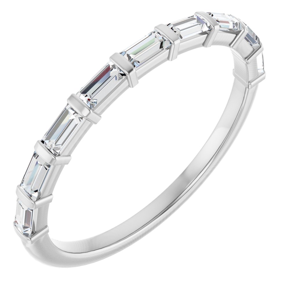 Platinum 1/3 CTW Natural Diamond Anniversary Band
