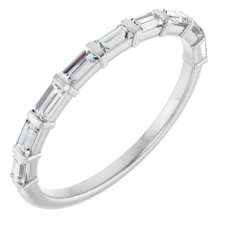 Platinum 1/3 CTW Natural Diamond Anniversary Band