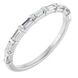 Platinum 1/3 CTW Natual Diamond Anniversary Band