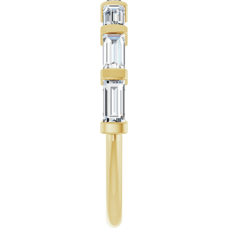 14K Yellow Gold 3/4 CTW Natural Diamond Anniversary Band