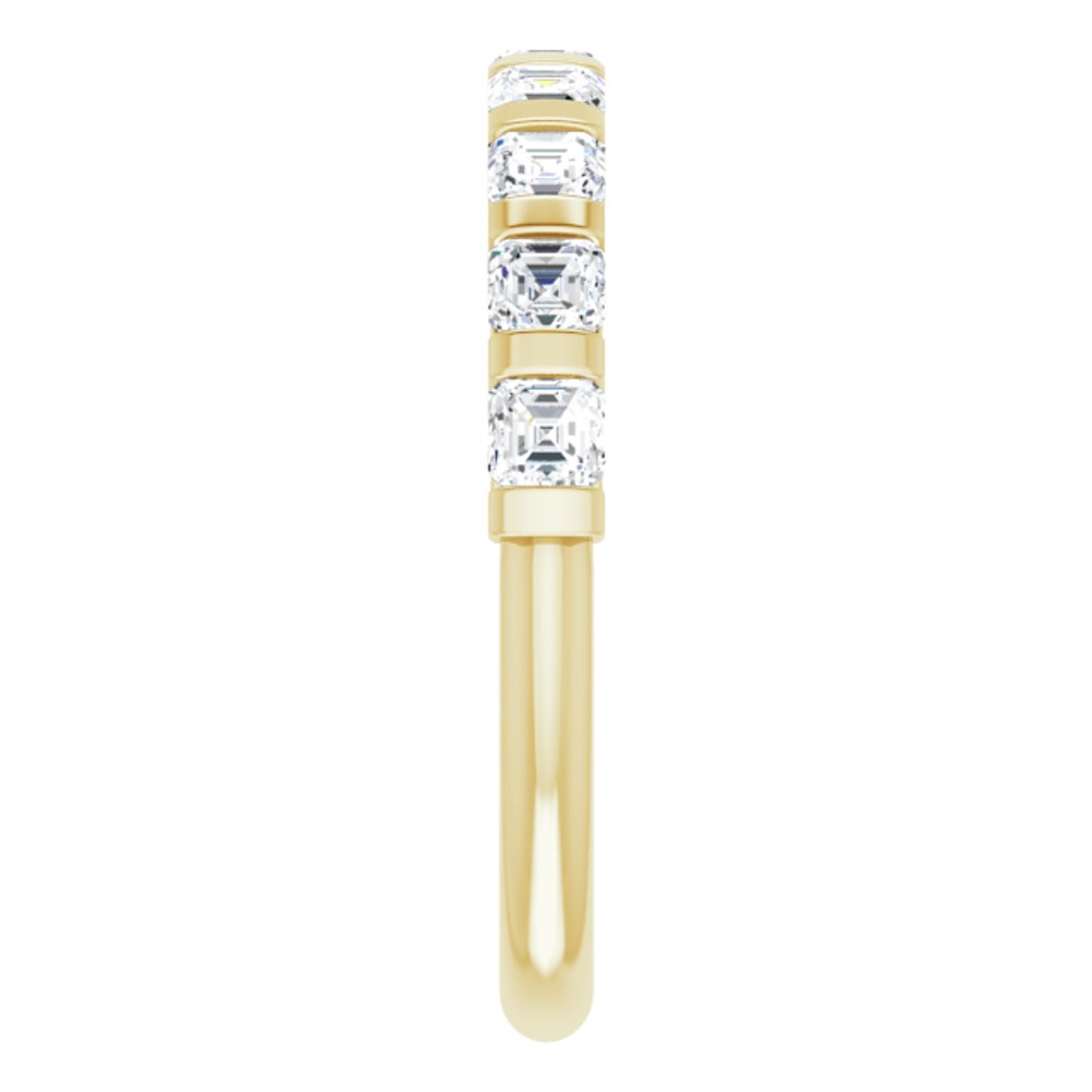 14K Yellow Gold 9/10 CTW Natural Diamond Anniversary Band