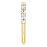 14K Yellow Gold 9/10 CTW Natural Diamond Anniversary Band