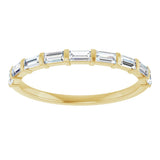 14K Yellow Gold 1/3 CTW Natual Diamond Anniversary Band