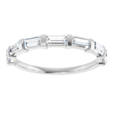 14K White Gold 3/4 CTW Lab-Grown Diamond Anniversary Band