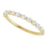 14K Yellow Gold 1/3 CTW Natural Diamond Anniversary Band