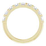 14K Yellow 9/10 CTW Natural Diamond Anniversary Band