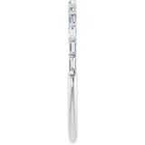 14K White Gold 1/5 CTW Natural Diamond Anniversary Band