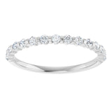 14K White 1/5 CTW Natural Diamond Anniversary Band