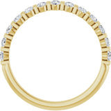 14K Yellow Gold 1/3 CTW Natural Diamond Anniversary Band