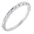 14K White 1/5 CTW Natural Diamond Anniversary Band