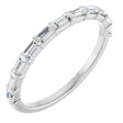 14K White 1/4 CTW Natual Diamond Anniversary Band