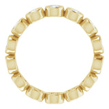 14K Yellow 7/8 CTW Lab-Grown Diamond  Eternity Band