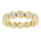 14K Yellow 7/8 CTW Lab-Grown Diamond  Eternity Band