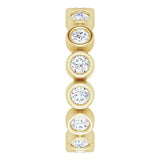 14K Yellow 7/8 CTW Lab-Grown Diamond  Eternity Band
