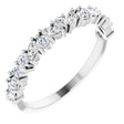 14K White 1/2 CTW Natural Diamond Anniversary Band