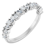 14K White Gold 1/2 CTW Lab-Grown Diamond Anniversary Band