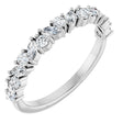 14K White Gold 1/2 CTW Natural Diamond Anniversary Band