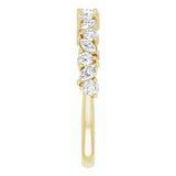 14K Yellow 1/2 CTW Lab-Grown Diamond Anniversary Band