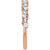 14K Rose Gold 1/2 CTW Lab-Grown Diamond Anniversary Band