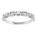Platinum 1/2 CTW Lab-Grown Diamond Anniversary Band