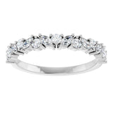 14K White Gold 1/2 CTW Lab-Grown Diamond Anniversary Band