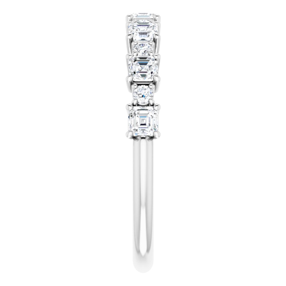 14K White 3/4 CTW Natural Diamond Anniversary Band