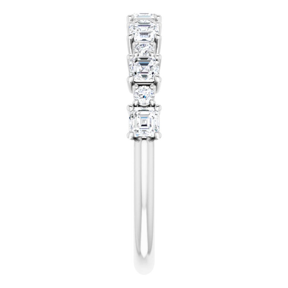 14K White Gold 3/4 CTW Natural Diamond Anniversary Band