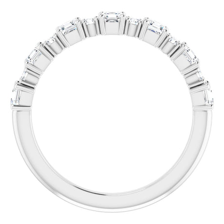 14K White Gold 3/4 CTW Natural Diamond Anniversary Band