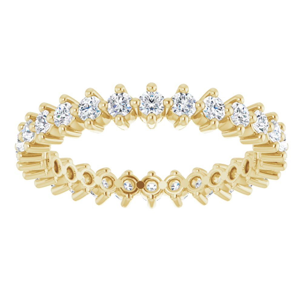 14K Yellow Gold 1/2 CTW Natural Diamond Eternity Band