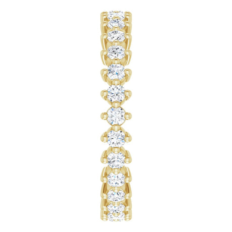14K Yellow 1/2 CTW Natural Diamond Eternity Band