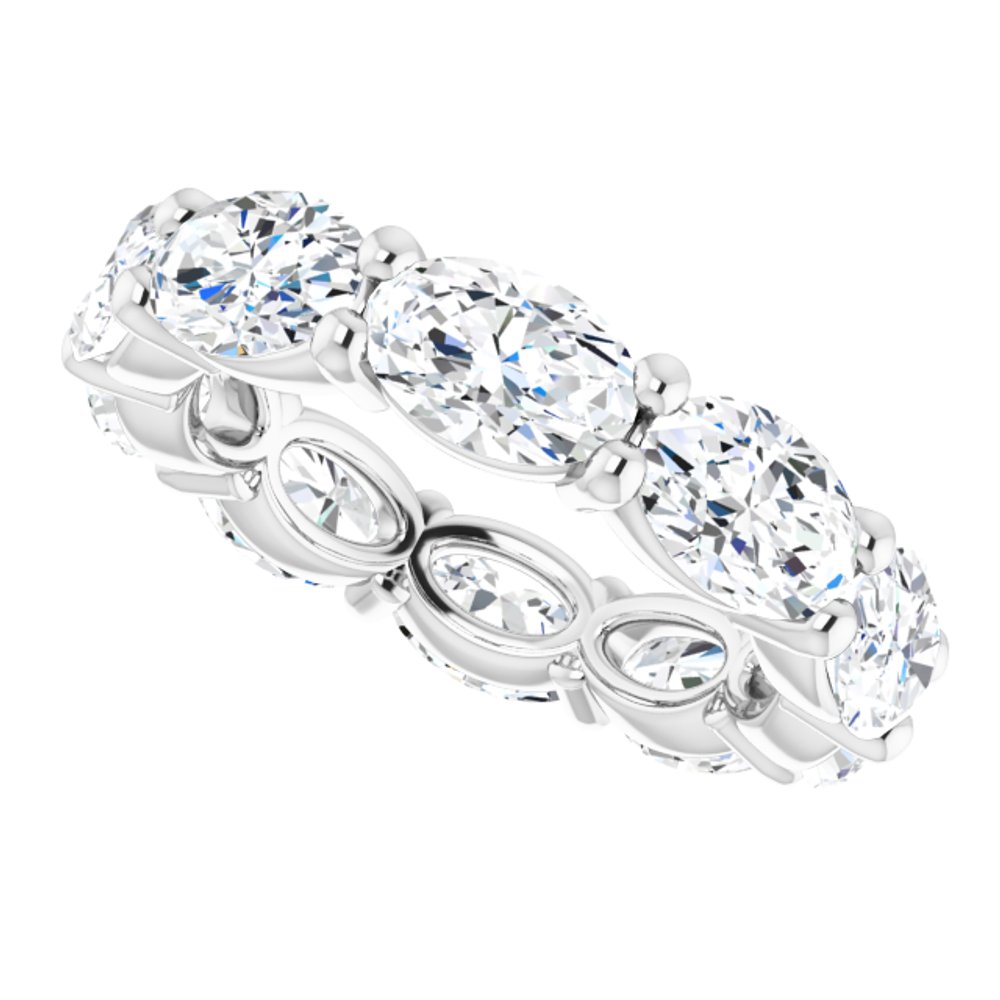 14K White Gold 3 3/4 CTW Lab-Grown Diamond Eternity Band