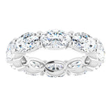 14K White Gold 3 3/4 CTW Lab-Grown Diamond Eternity Band