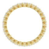 14K Yellow 1/2 CTW Natural Diamond Eternity Band